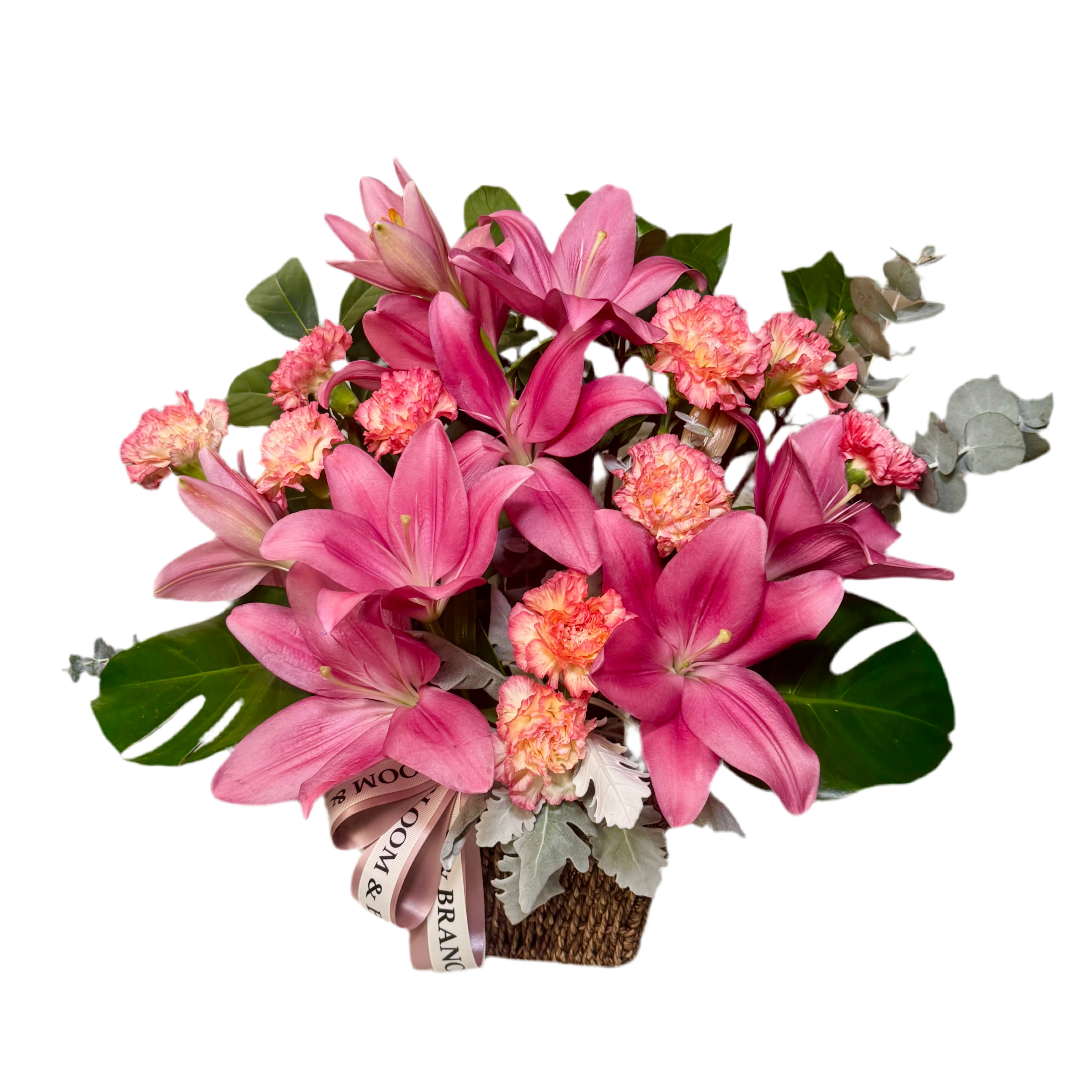 Pink Glow Basket