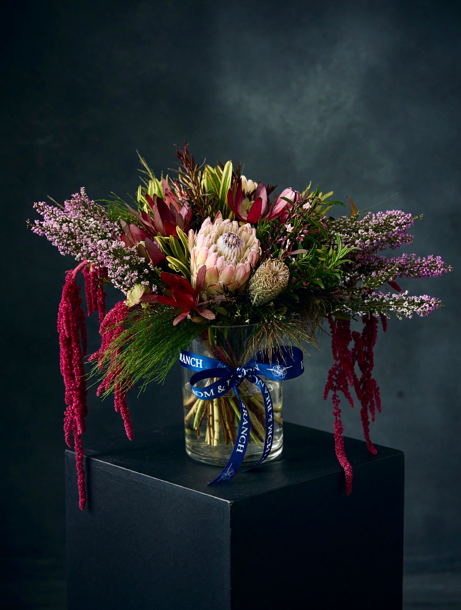 Wild Protea Luxe Vase Arrangement | Premium Australian Native Flowers Sydney