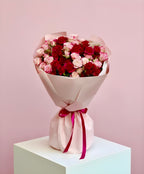 Pink Kiss Spray Rose Bouquet