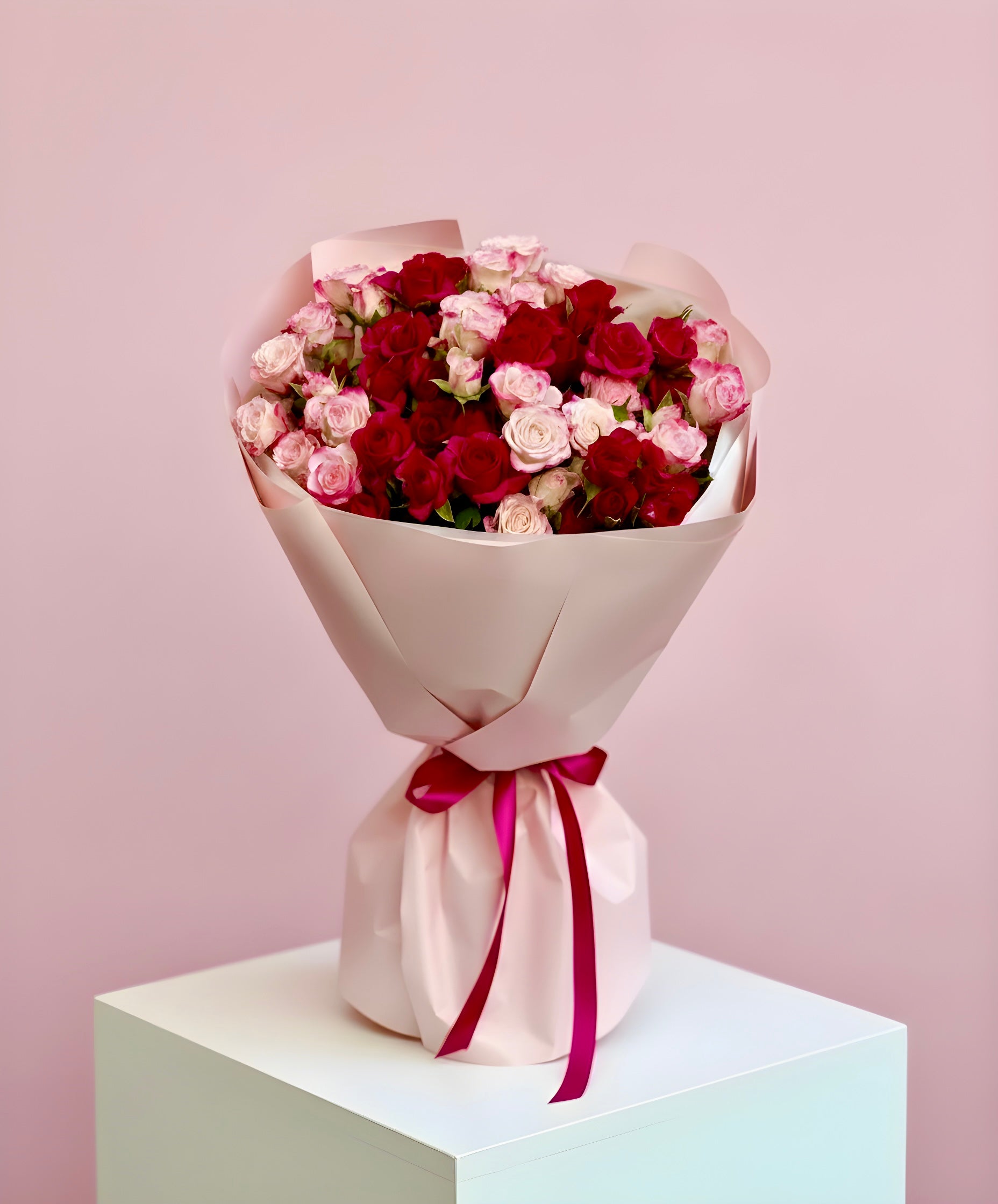 Pink Kiss Spray Rose Bouquet