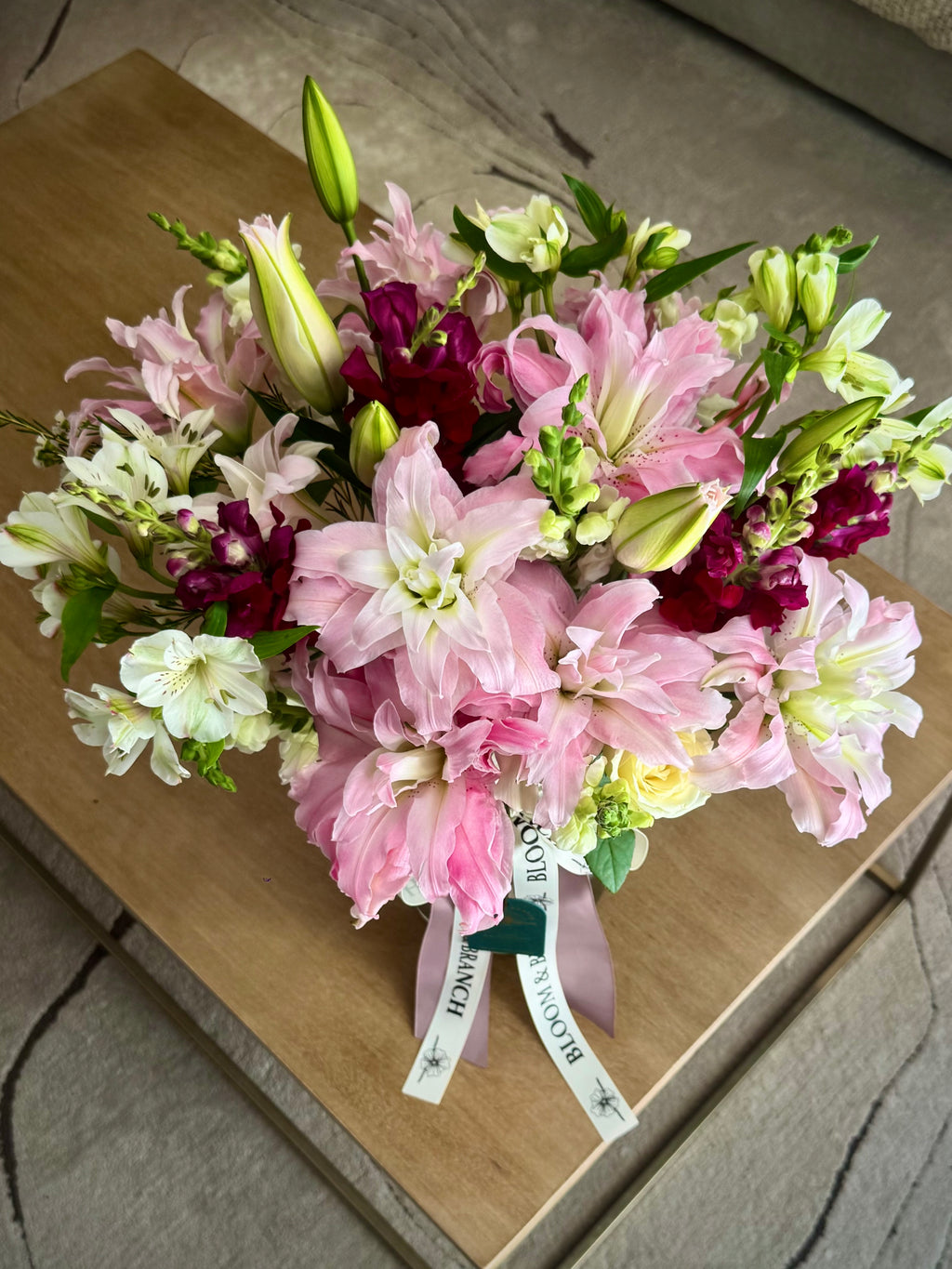 Pink Serenity – Rose Lily Vase