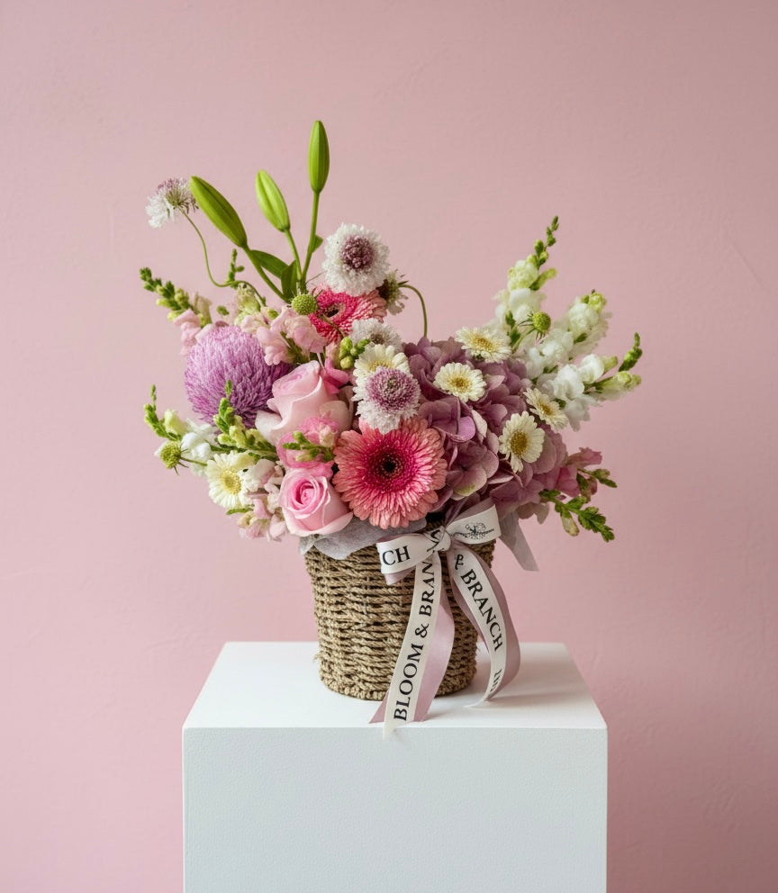 Pastel Grace Basket