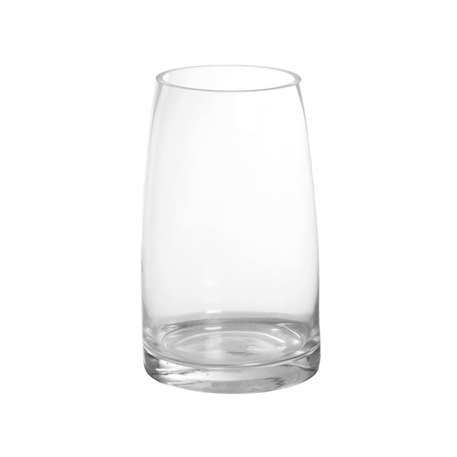 Glass Torpedo Sturdy Vase Clear