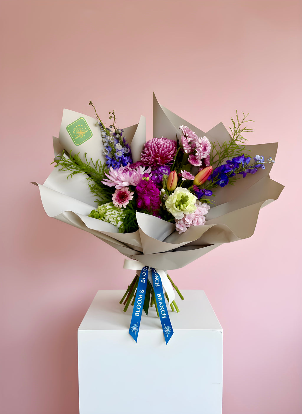 Florist's Choice Fancy Wrap Bouquet | Seasonal Flowers Sydney
