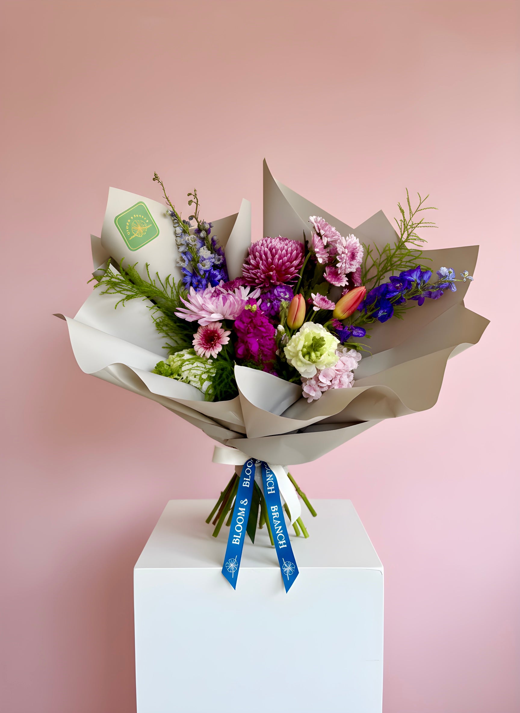 Florist's Choice Fancy Wrap Bouquet | Seasonal Flowers Sydney