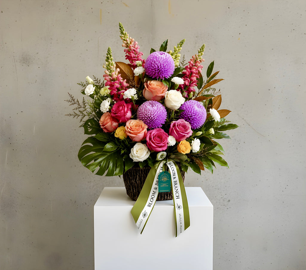 Joyful Splendor Flower Basket
