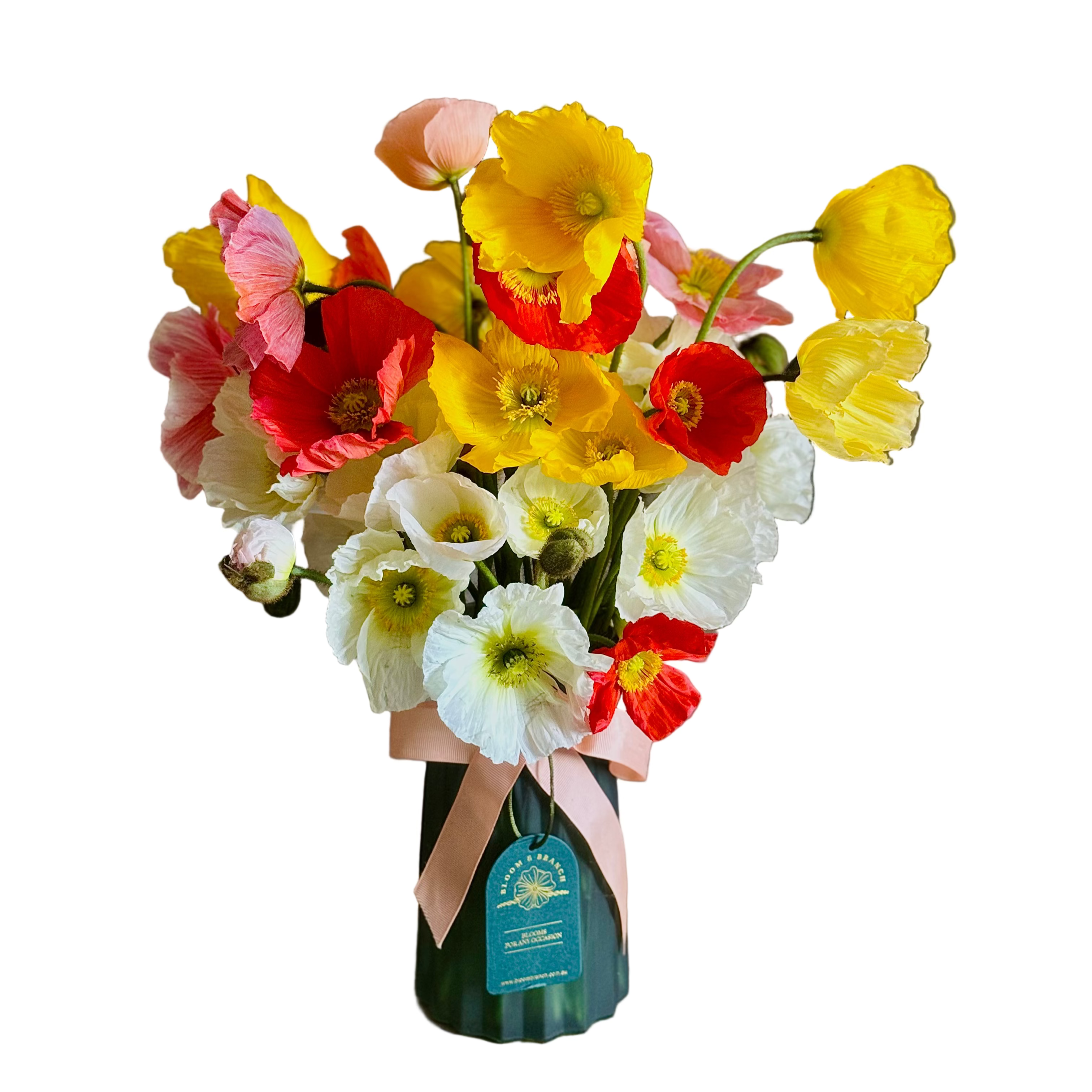 Dancing Poppy Vase