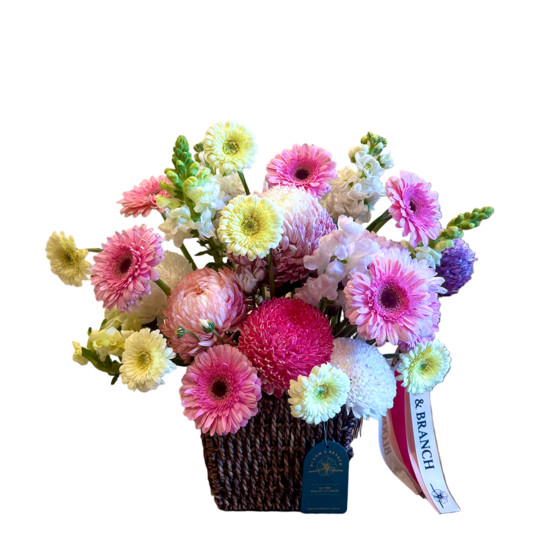 Pastel Posy Basket