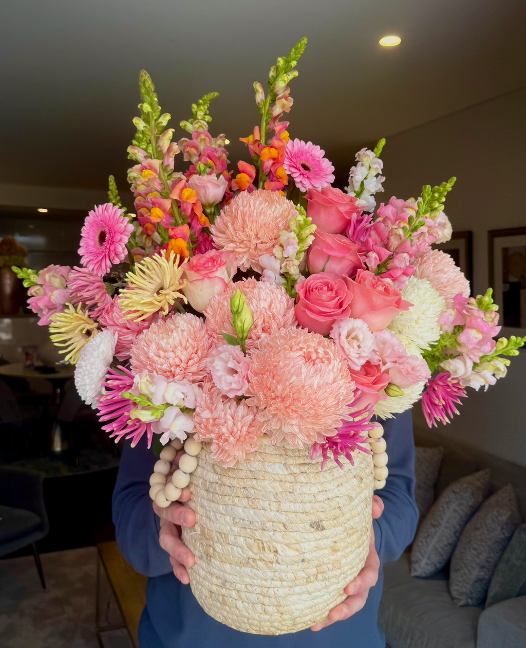 Grand Blush Basket