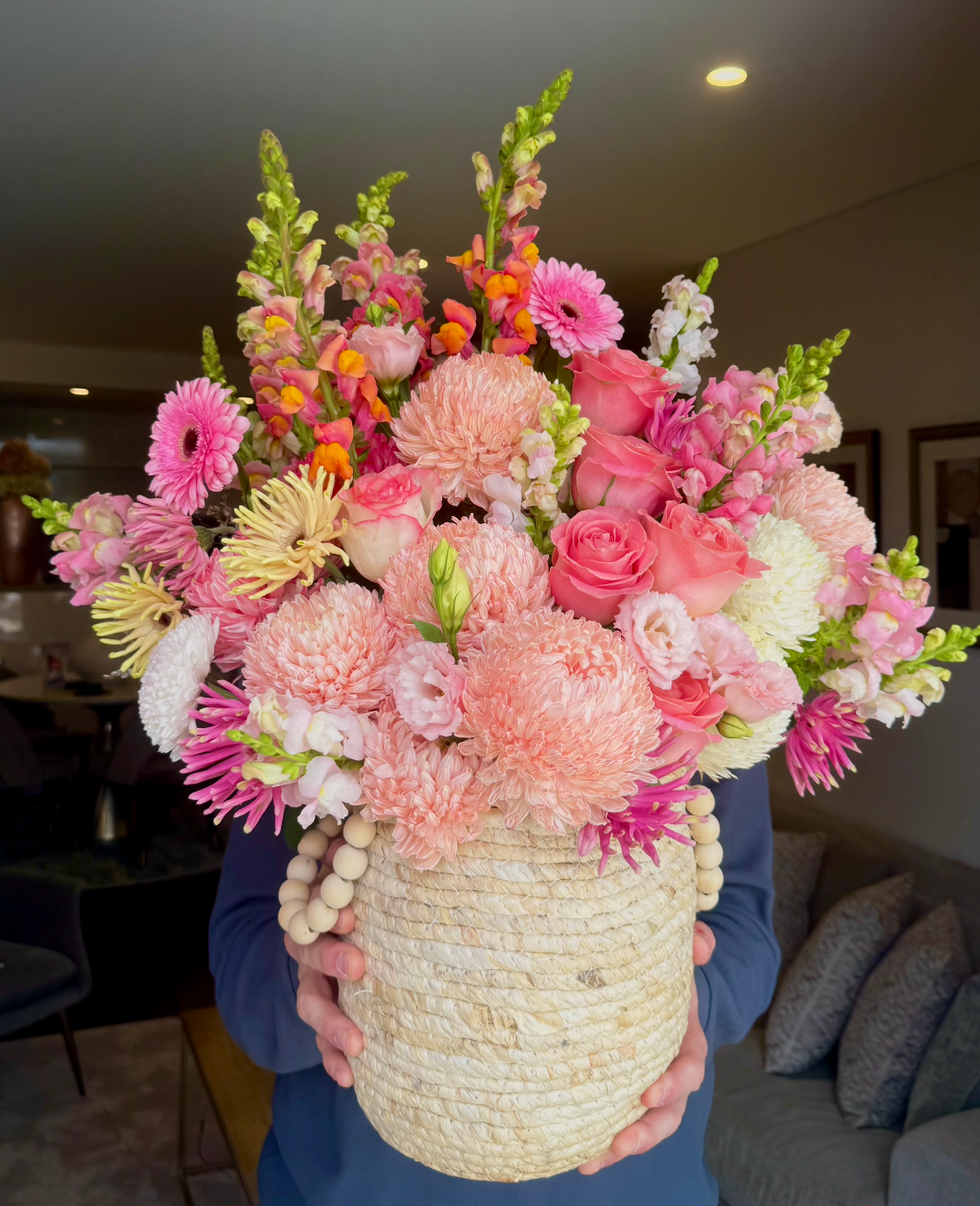 Grand Blush Basket