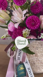 Plum Blush Basket Extravagant