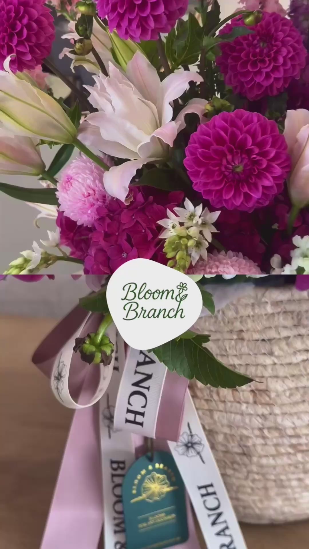 Plum Blush Basket Extravagant