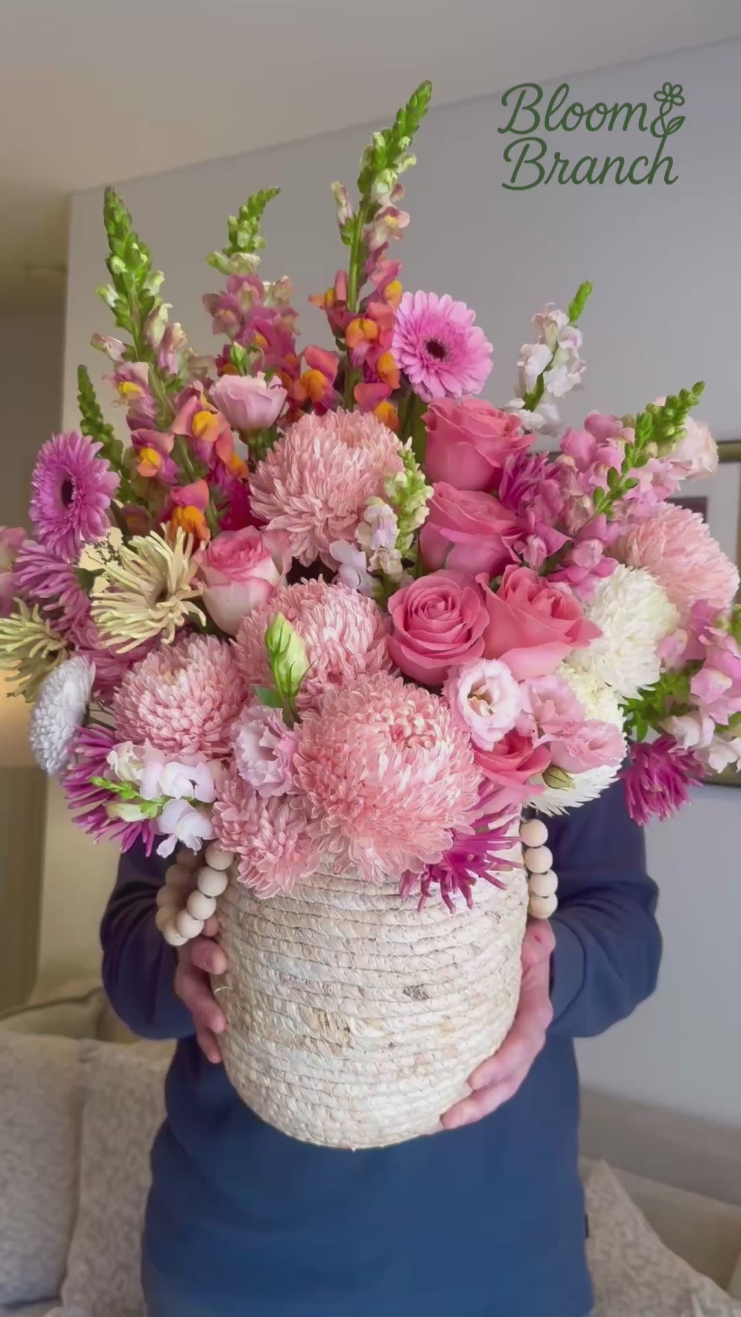 Grand Blush Basket